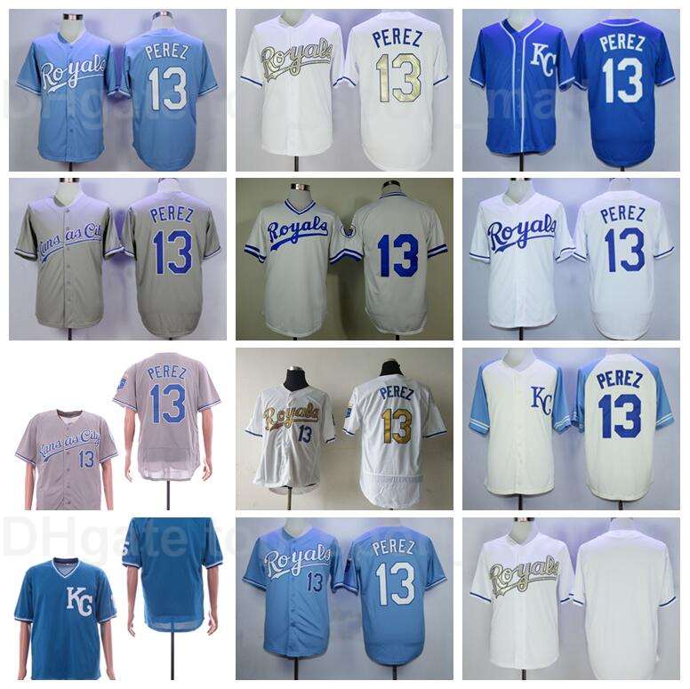 

Men Retror 1974 Vintage Baseball 13 Mike Aviles Jersey Blue White Grey Team Retire All Stitched Pullover Flexbase Cool Base Good Quality