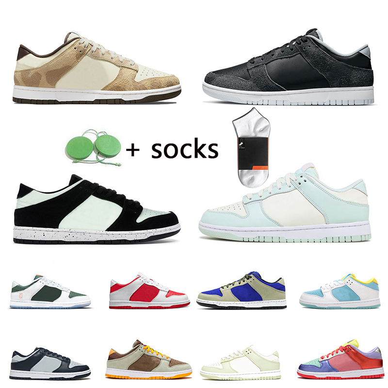 

Top Quality SB Dunk Running Shoes Women Mens Lagoon Pulse Animal Pack Low Skateboard Sneakers Lime Ice White Univesity Red Barely Green With Orange Symbol Trainers, A14 photon dust 36-45