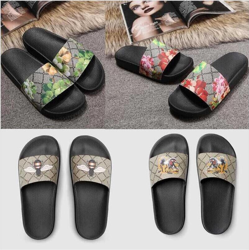 

2021 new fashion Men Women sandals Ladies Flip Flops Loafers Black White Red Green Slides Shoes