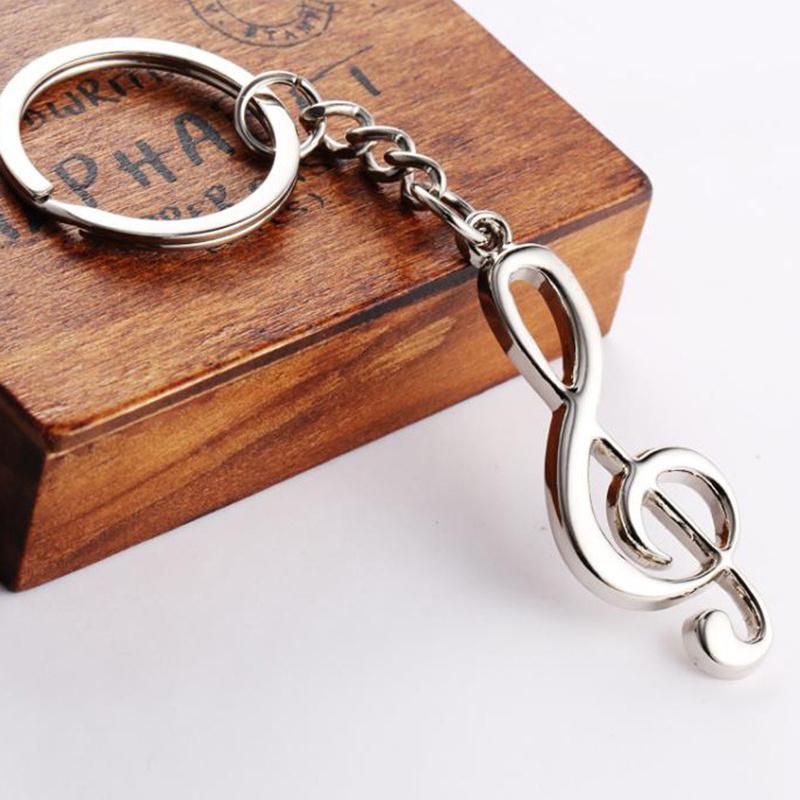 

Keychains 3D Music Note Musical Key Ring Chain Keychain For Women And Men Lovely
