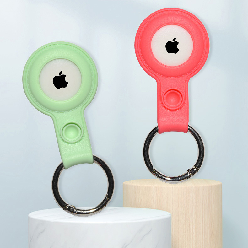 

Apple Airtags Locator Tracker Devices Accessories Silicone Case Shock-proof Party Protective Cover Skin Full Protection Shell