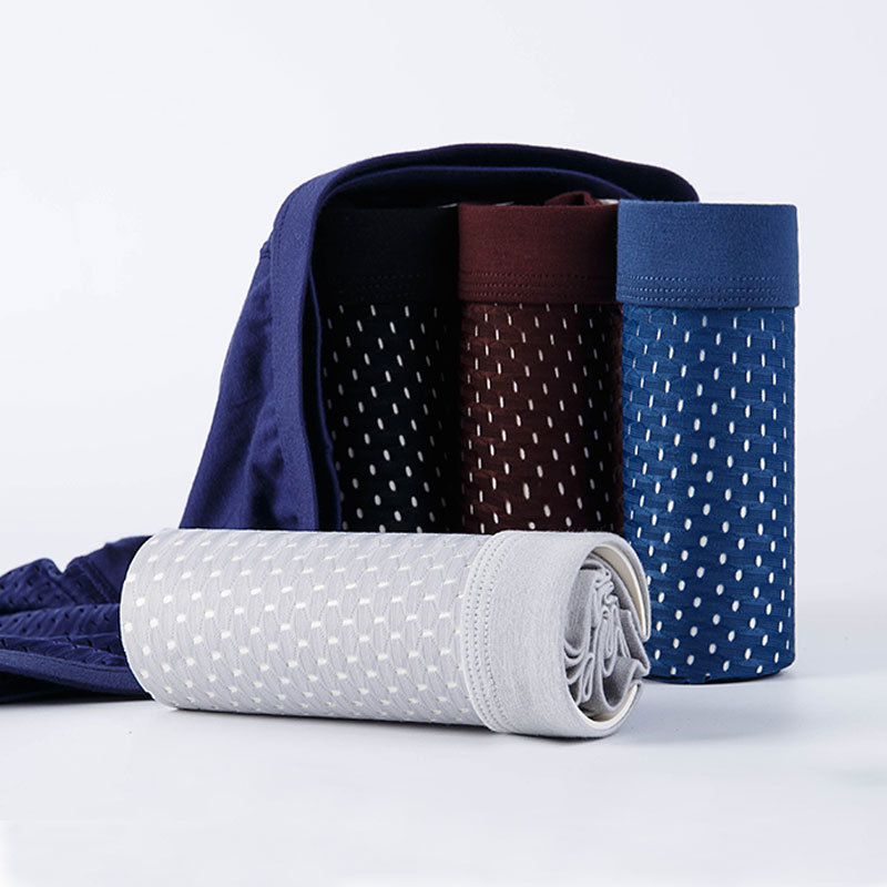 

2021 New 5-inch/batch Cotton Men's Underwear Breastfeeding Man Boxers Solid Shorts Mark Bamboo Underpant Boxer Briefs 8c4a, Random