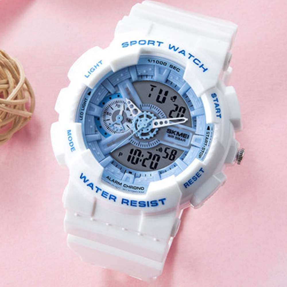 

SKMEI 1688 Newt Promotional Fashion Waterproof 5ATM Reloj Masculino Custom Men Women Analog Wrist Digital Shock Watch, Slivery;brown