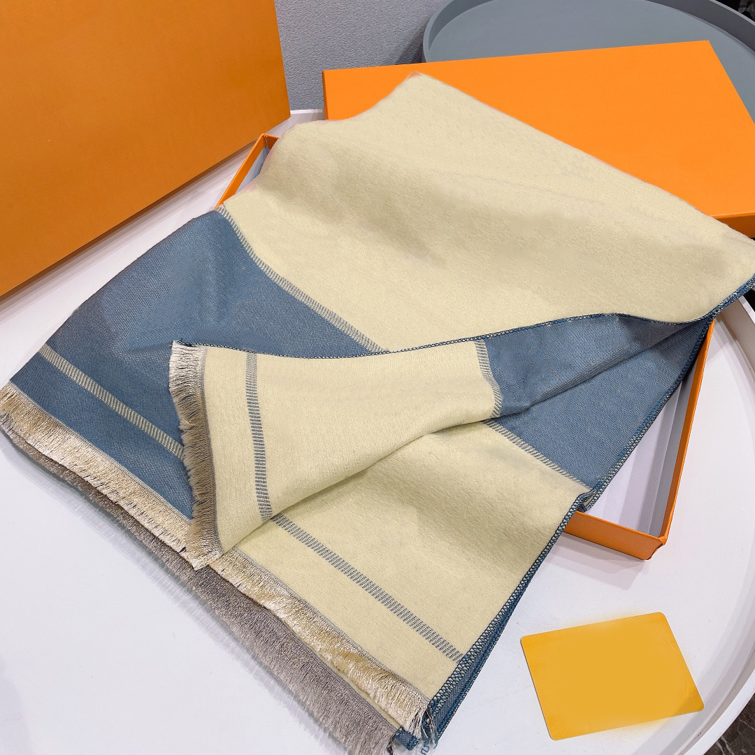 

Top quality winter fashion cashmere scarf timeless classic, ultra-long shawl feminine soft thermal insulation scarves Four leaf clover Scarves with box 180 * 65cm