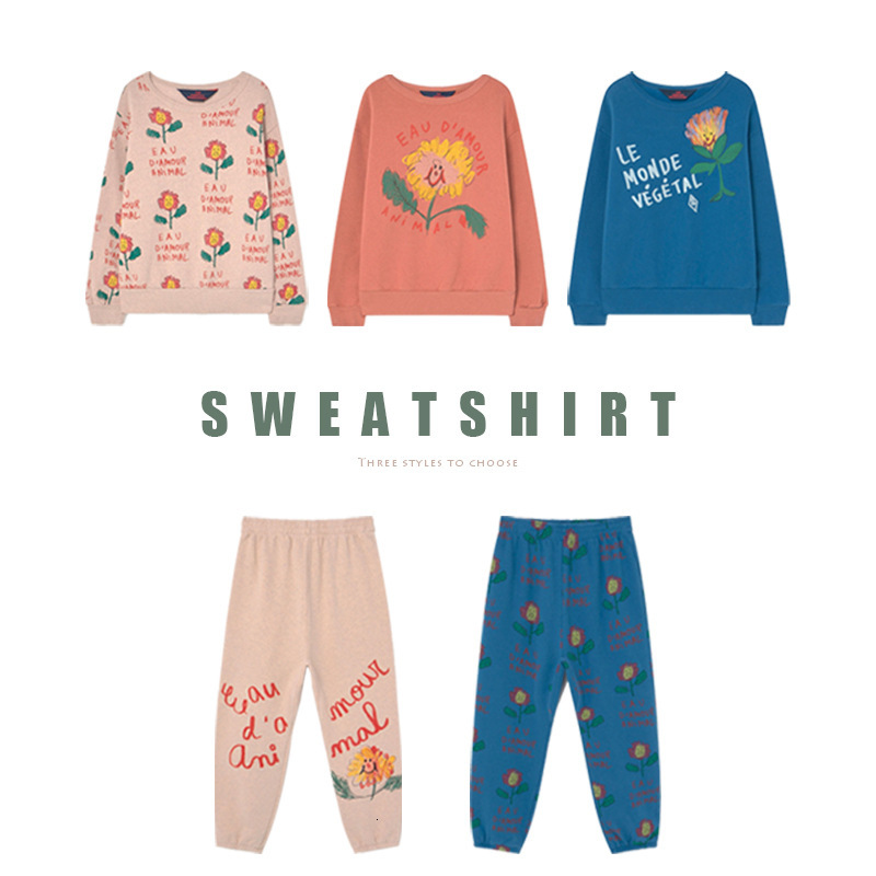 New Tao Brand 2021 Kids Spring Sweatshirt Pants Child Boys Girls Fashion Baby Suits Girl Clothes Christmas Boutique Outfits Vu2a-image-666937804
