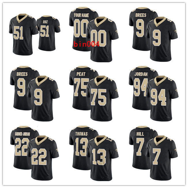 

New Orleans''Saints''MEN WOMEN YOUTH michael thomas Alvin Kamara Drew Brees Limited Home Jersey Football Vapor Untouchable, Black;red