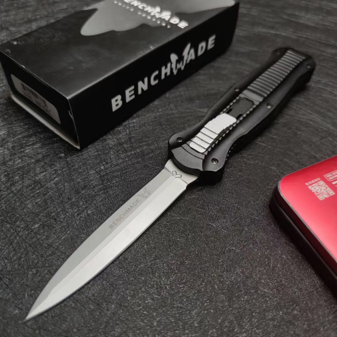 

Benchmade Infidel BM3310 Automatic knives D2 Steel Alumnium Handle EDC Pocket BM42 Tactical gear Survival knife with sheath 3300 3310 3400 3350 4600 9400 Tools