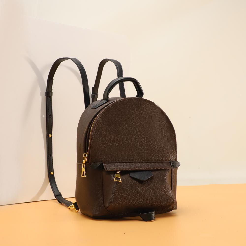 

YQ Hight Quality Designers Womens Pu Leather Mini size Women Backpack PALM SPRINGS Children School Bags Backpacks Spring Lady Wallet Travel
