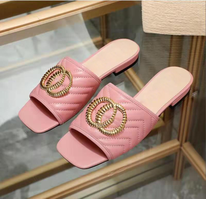

2022 Women Sandals Designer Shoes Luxury Slide Summer Fashion Wide Flat Slippery With Thick Sandals Slipper Flip Flops size, Customize