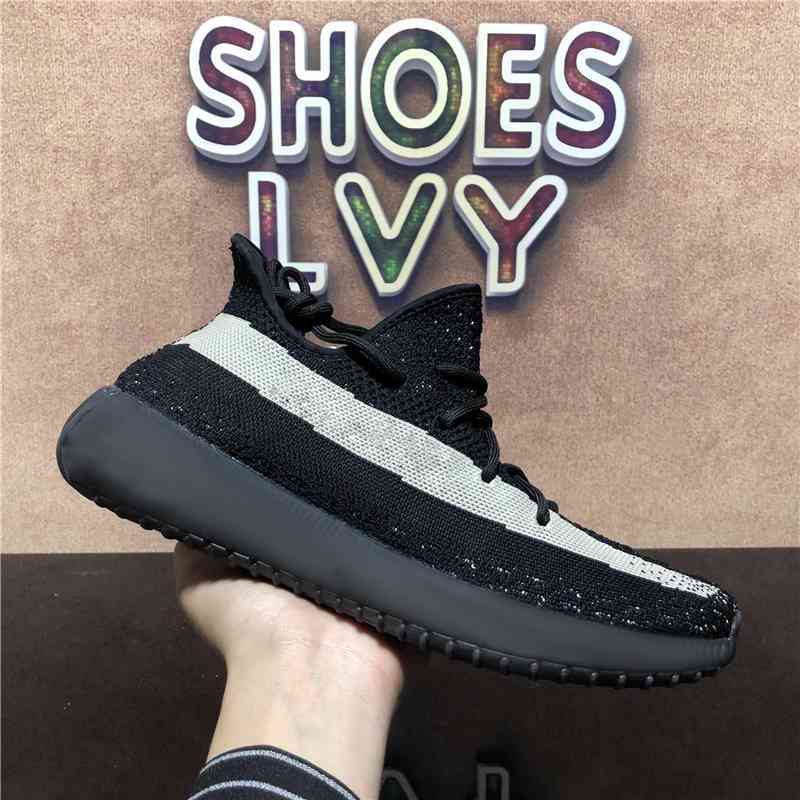 Top Quality Hommes Femmes Boost Chaussures de course Perle Pierre Queue Cinder Cinder 3M Statique Reflective Mesh respirant Mens Entraîneurs Snea