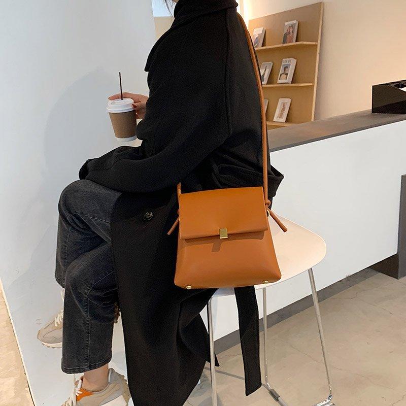 

Vintage Women's Bag Shoulder Sac A Main Female Luxury Stone Pattern PU Leather Messenger Bag Women's Crossbody Ladies Hand Bags, Black