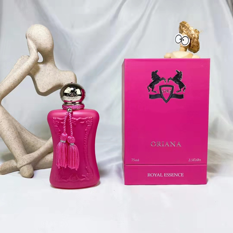 

Wholesale Paris Brands Oriana Perfume 75ml Woman Sexy Fragrance Spray Delina Sedbury Cassili Meliora Darcy EDP Rosee Parfums de-Marl-y Royal Essence Fast Ship