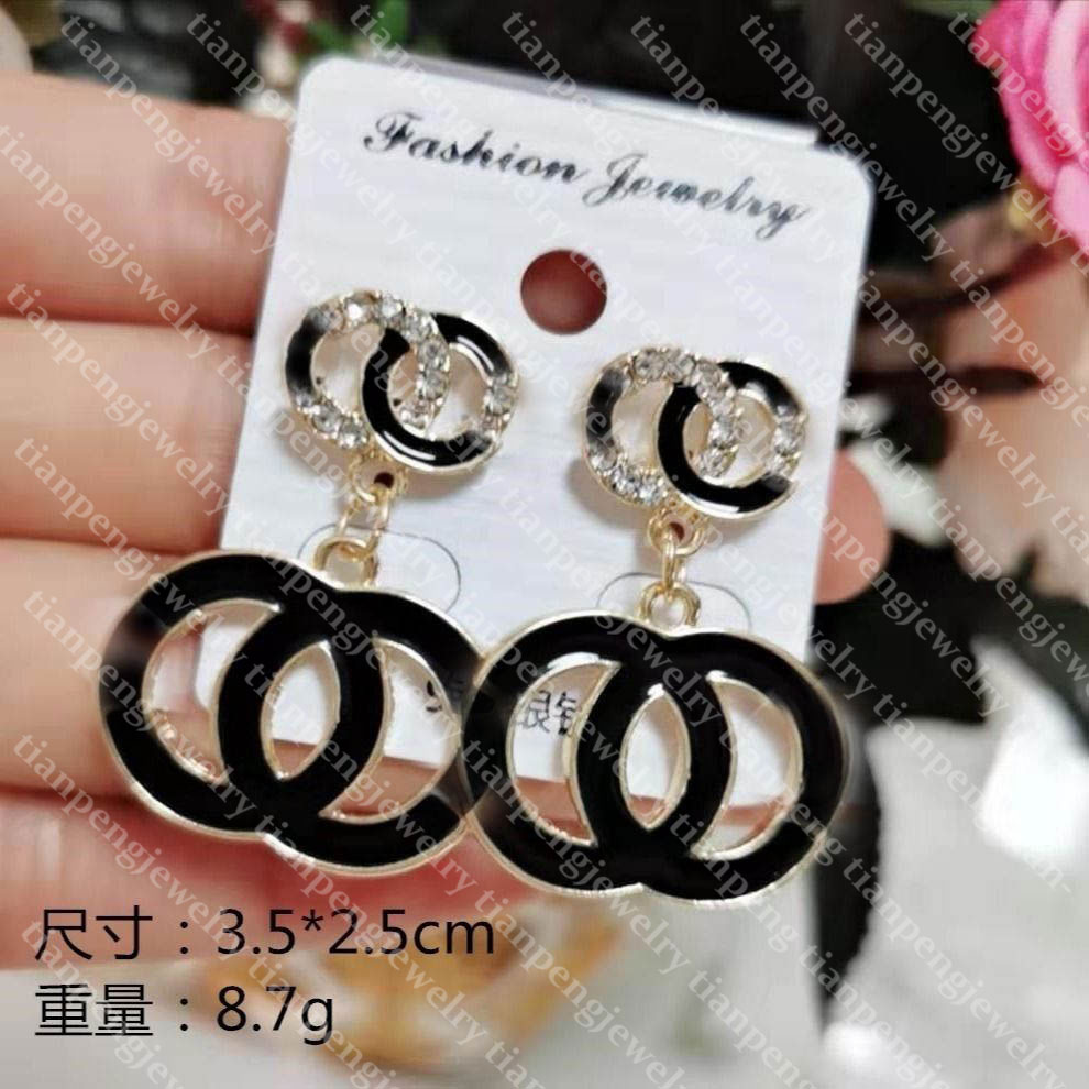 

New 18 style Designer Earrings Fashion Jewelry Luxury Hoop Earrings Diamond Women Stud Earrings Party Wedding Earring Wholesale
