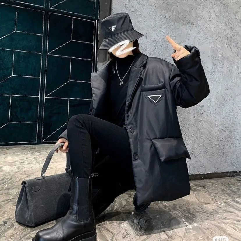 

2021 Web celebrity the same winter coat new loose down jacket thickened warm alphabet coats female, Customize