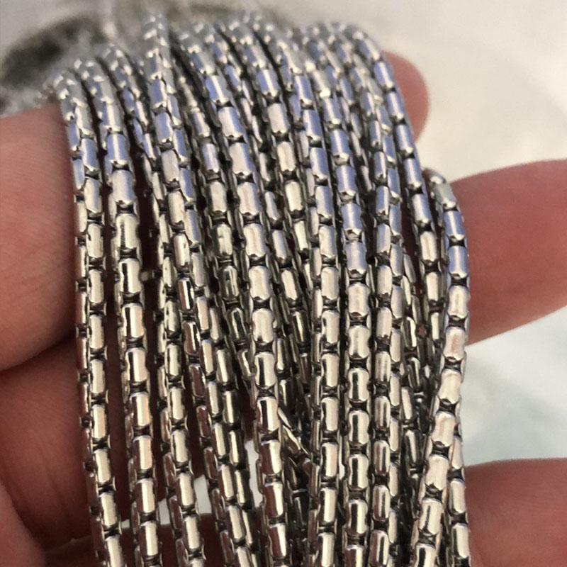 

Chains Long Necklace For Mens Jewelry On The Neck Stainless Steel Hip Hop Chain Gifts Male Wholesale