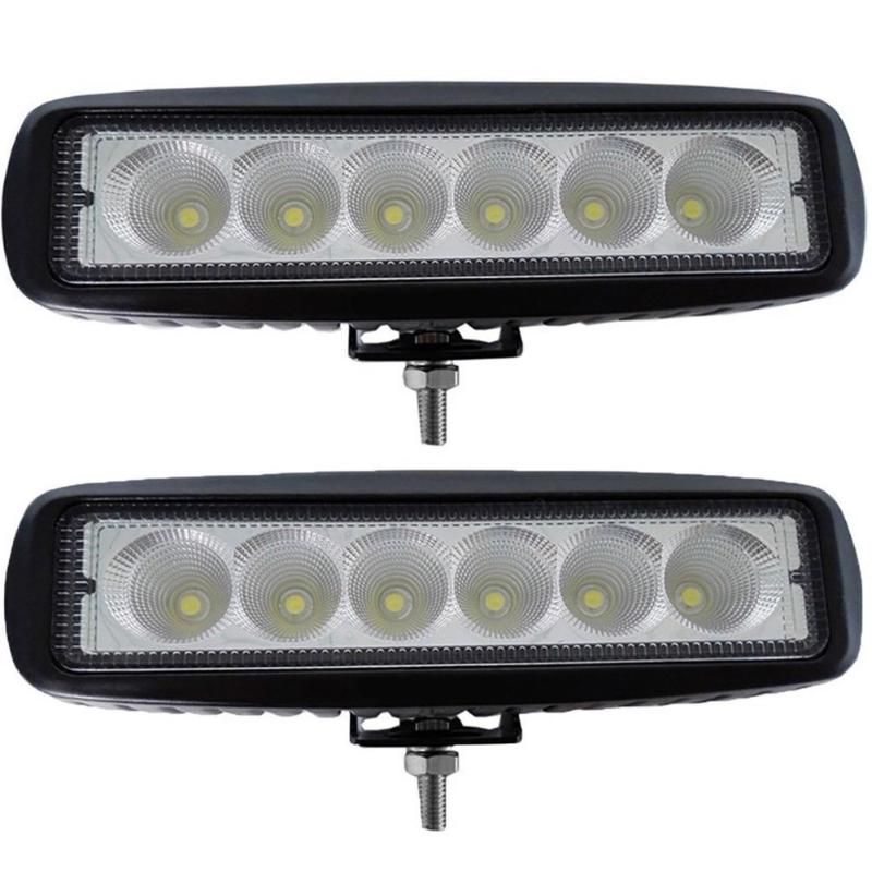 

Car Headlights 6.3inch 18W Work Light Off-Road LED Lamp Spotlight 9-60V Bar Bright For Driving Boat Tractor Truck 4x4 SUV ATV