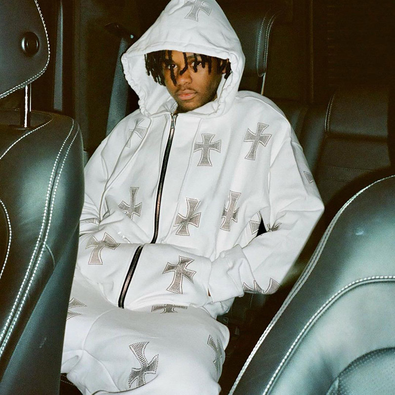 

Hip Hop Joggers Sweatshirt Korean Fashion Punk Sport Coat Pullover Rhinestone Gothic Long Sleeve Zip Hoodie Y2k jacket men, Top