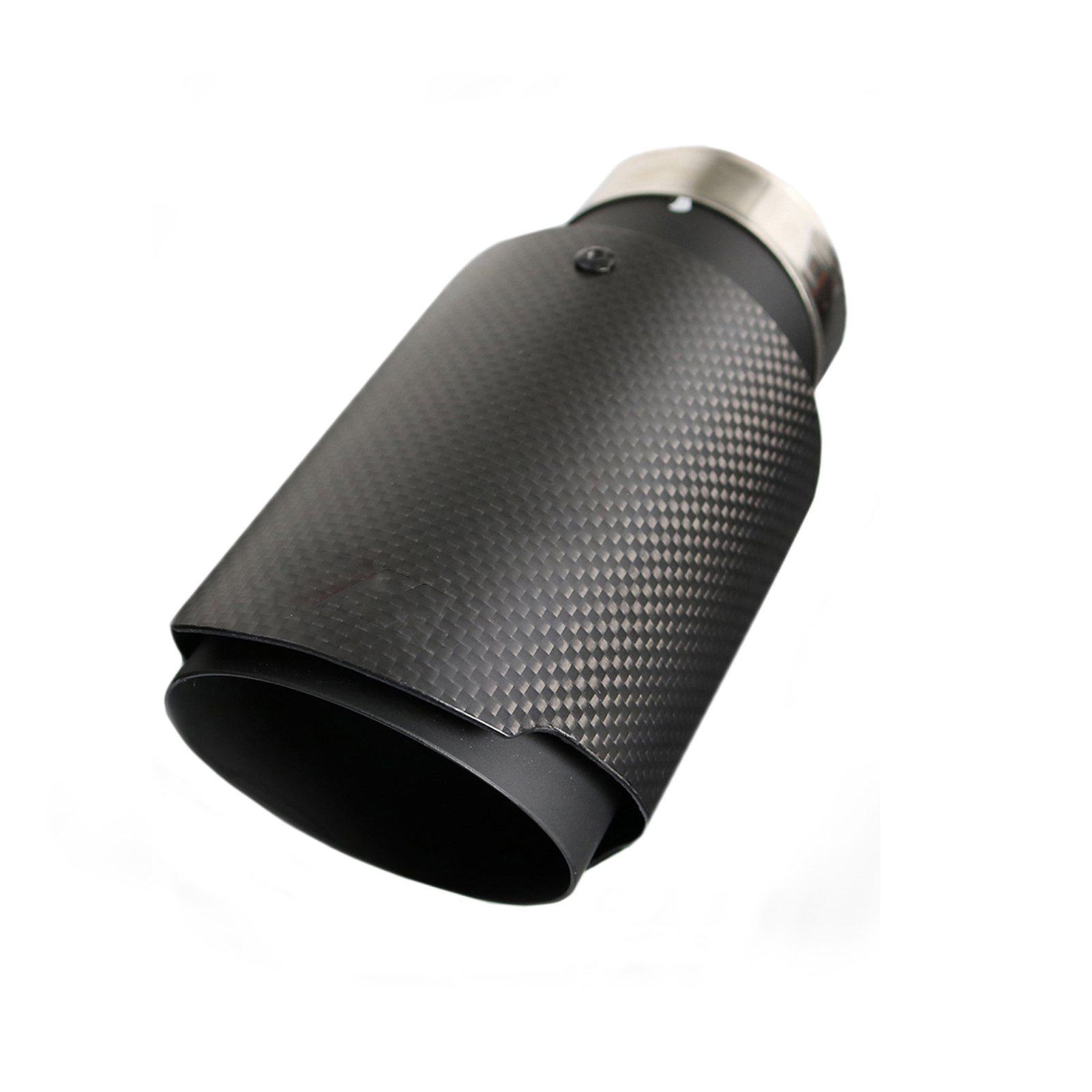 

1 PIECE M logo matte carbon fiber exhaust muffler black stainless steel car pipe tail end tips for BMW 2 3 4 5 6 SERIES