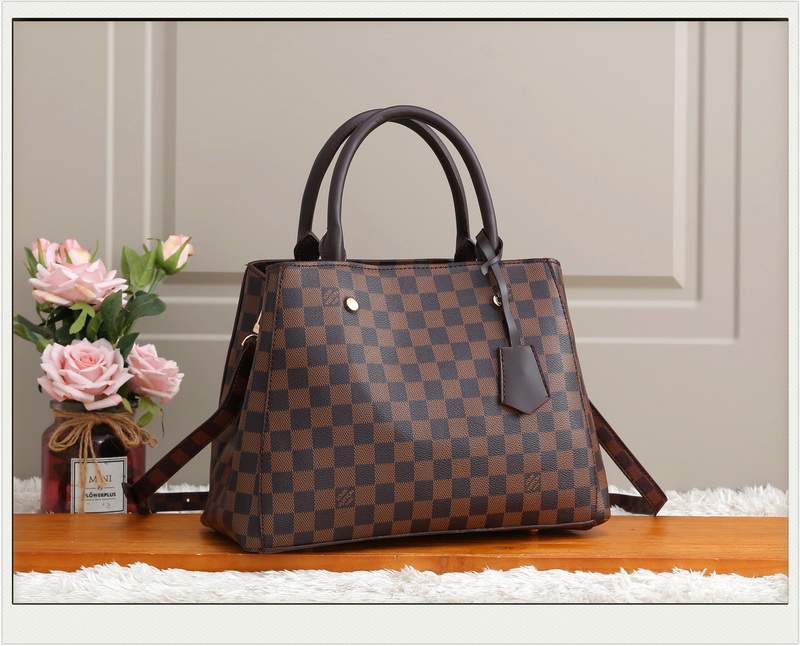 

3-1 LV Louis Fashion Crossbody Shoulder HandBag Women Purse Messenger Bag Wallet Tote Clutch Bags M41056, Red;black