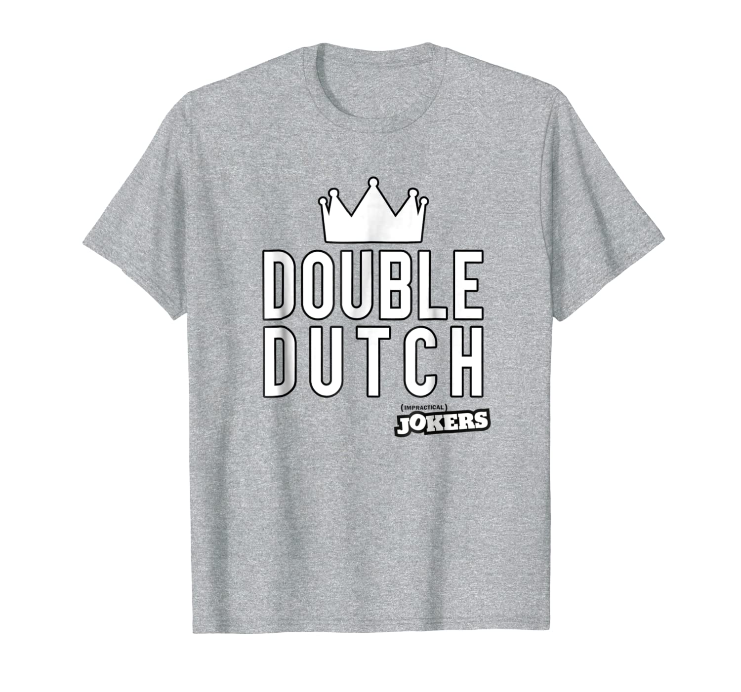 

impractical jokers sal double dutch t-shirt, White;black