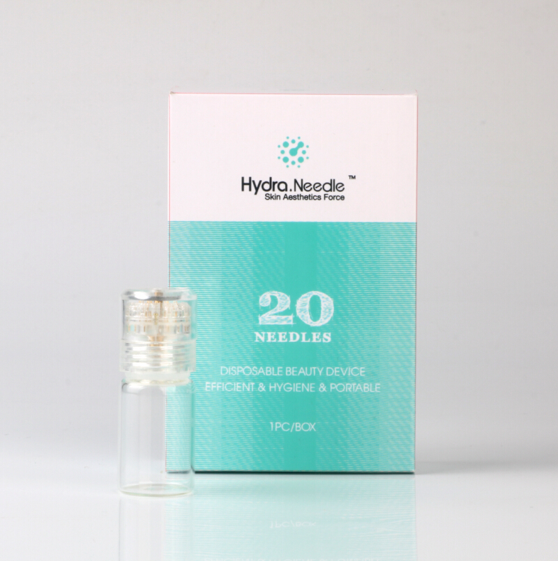 Hydra needle HN20 gold derma stamp 20 pin titanium microneedling beauty & personal care tools-image-659944219