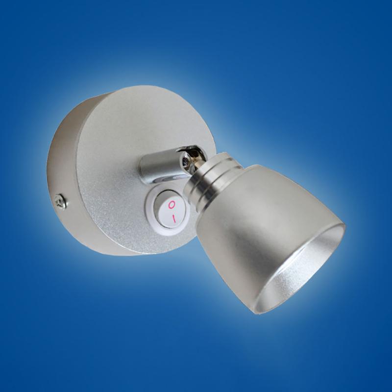 

Interior Home Wall Mount Trailer Sconce Corridor Bedside Lighting Reading Lamp Modern Aluminum Bright LED Motorhome Spotlight