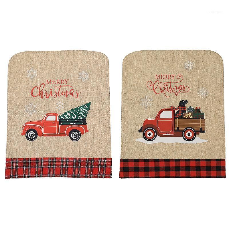 

Pcs Linen Christmas Chair Cover, Dinner Cap Covers, For Decor Covers