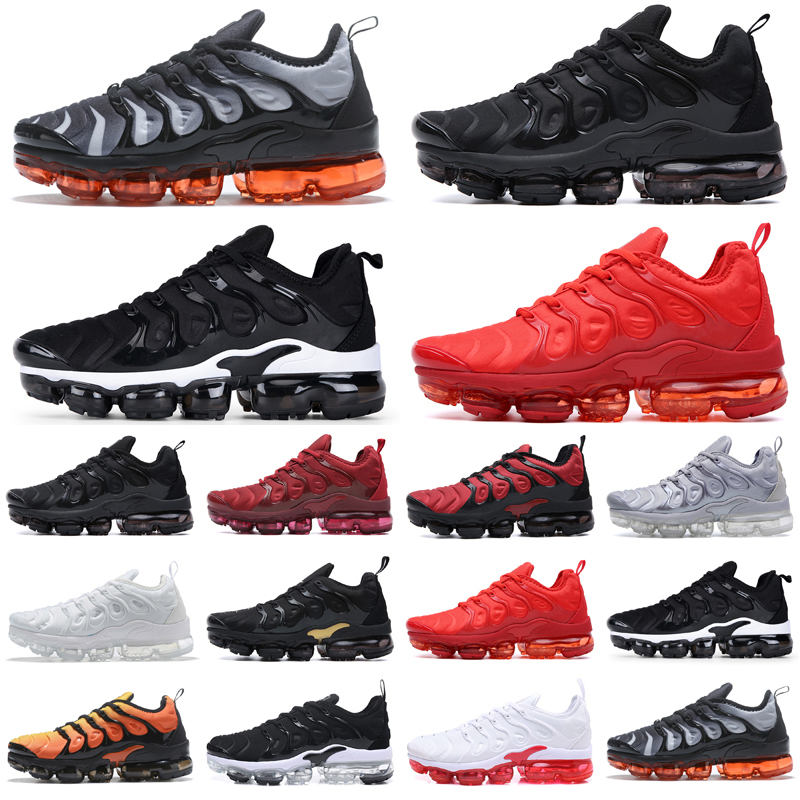 

TN Plus Outdoor Shoes Men Triple Black Bubblegum Yolk Cherry All Red Cool Grey Neon Olive Pure Platinum USA Dark Blue Mens Womens Sports Trainers Sneakers 36-47, As photo 14