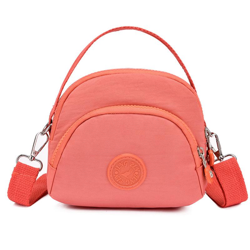

Evening Bags 2021 Summer Women Canvas Nylon Small Handbag Shoulder Messenger Bag Lady Change Mobile Phone, 02