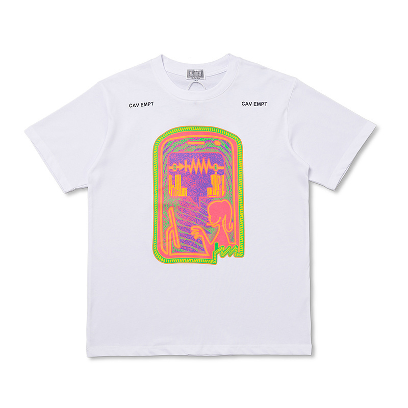 

2021 New 20ss C.e Men Women Suower Wave Top Tees Kanye West Hip Hop T-shirt Xxxtentacion Cmv6, 14b