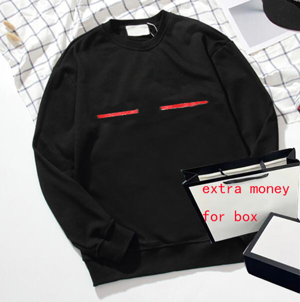 

19ss Crewneck Designer Hoodie for Men Letters Sweater Pullovers Women Sweatshirt Solid Winter Fashion Jumpers Homme Streetwear M-2XL, No1