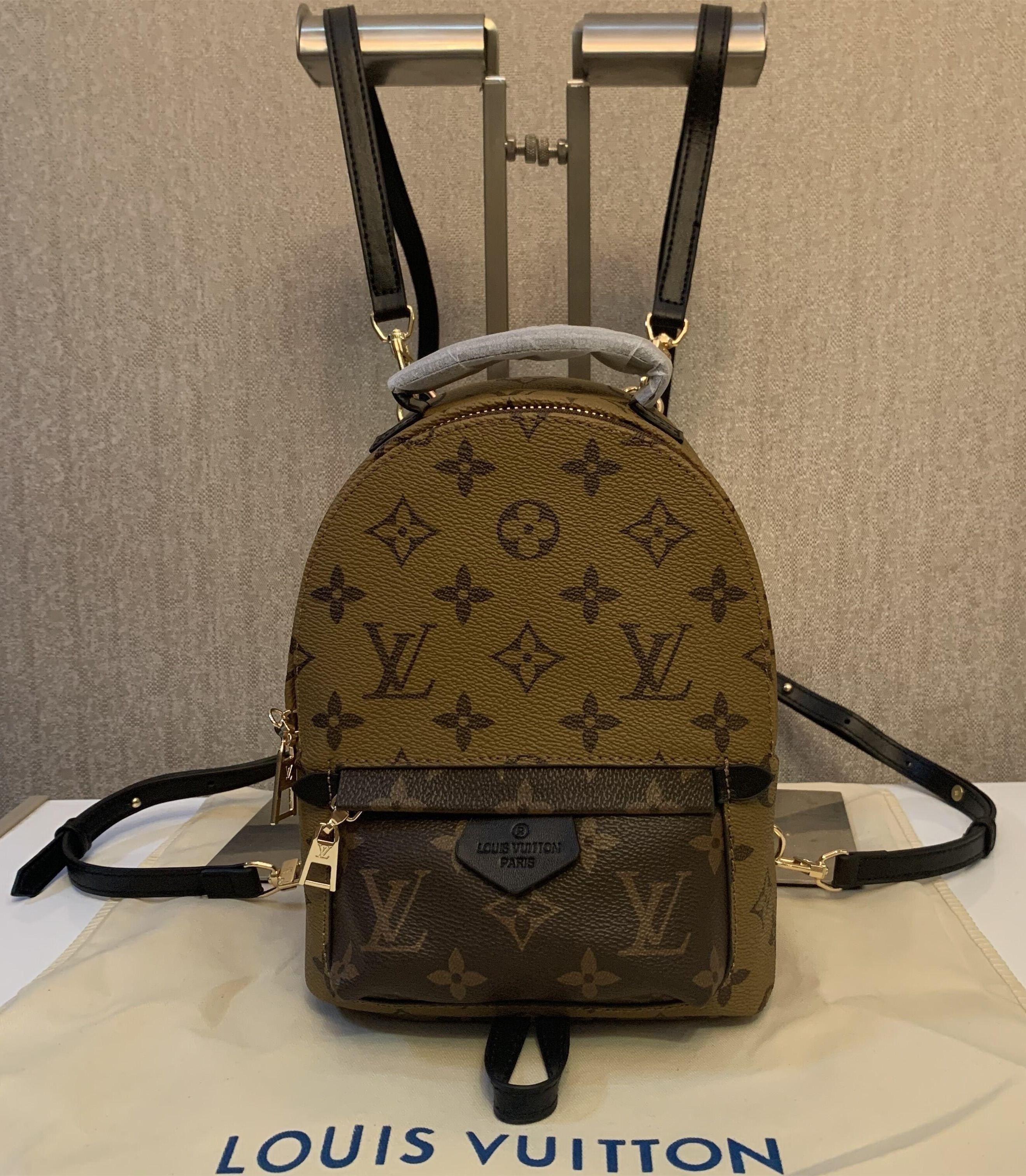 

High Quality Designer Pu Leather PALM SPRINGS Mini size Shoulder bags Women Handbags School Backpack Lady Travel Bag GGLVLOUIS&#