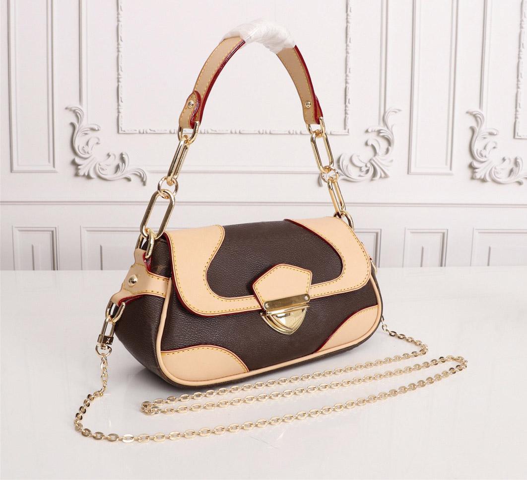 

2021 Fashion Designers Women Handbags Luxurys Lady Shoulder Bags High Quality Leather Messenger Bag Classic Flowers Crossbody Purses Chains Plaid Totes 69813, Flowers & digram