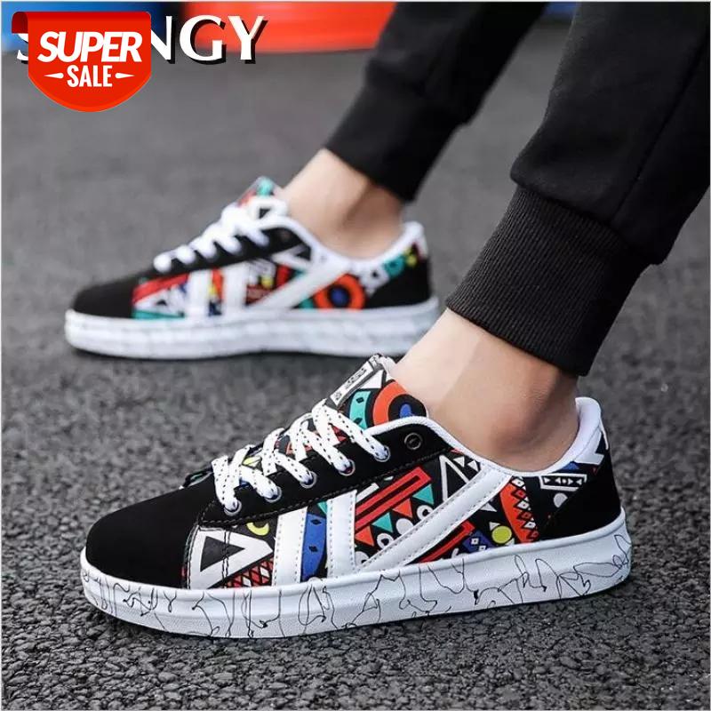 

Fashion Men Shoes Men Casual Shoes Casual Wild Breathable Lace Up Flats Light Male Flat Footwear Walking Footwear Men's Sneakers #TQ8I