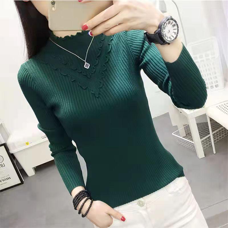 

Women's Sweaters S164 Autumn Winter Cashmere Sweater Women Keep Warm V-neck Pullovers Knitting Fashion Korean Long Sleeve Loose Tops, White;black