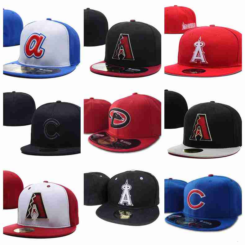 

hot Top quality woman and men Baseball cap Chicago fitted hat Cubs Teams Logo outdoors sports cap Hip Hop Sports Hat Mixed Order, Black;white