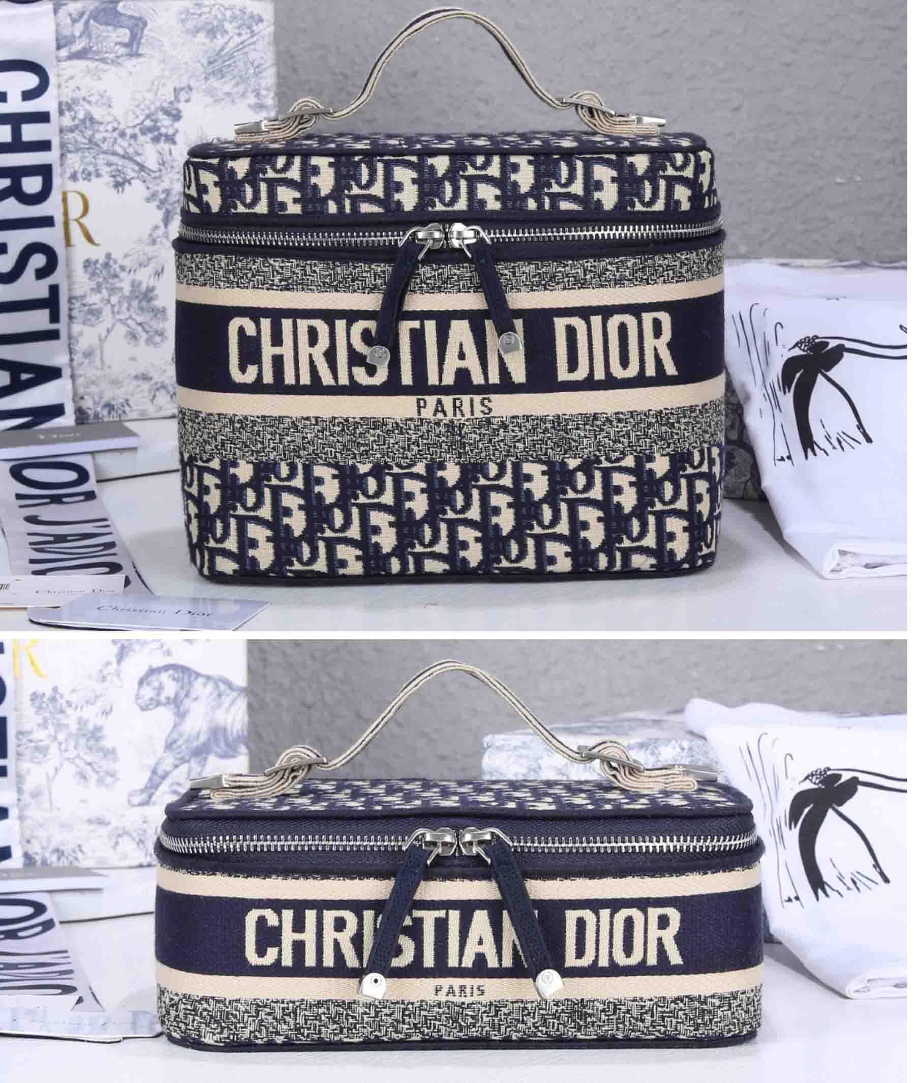

Luxury designer canvas ladies cosmetic bag fashion brand handbag large capacity handbag