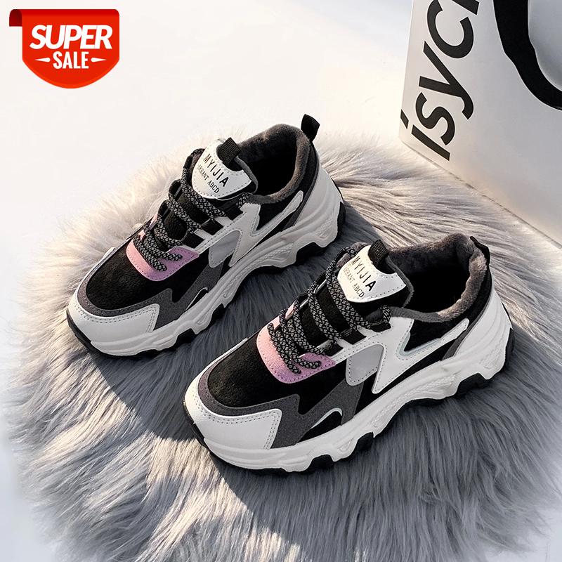 

Winter Warm Mesh Shoes For Women Sneakers 2020 Wedge Platform Sneakers Female Casual Shoes Woman Lace-Up Vulcanized #y96D