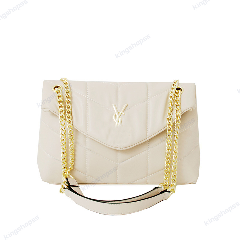 

Designer luxury storage bag new red letter envelope messenger shoulder portable sheepskin female diamond large-capacity chain square fat fashion model, Brown