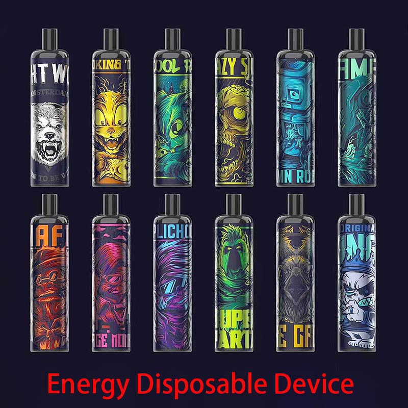 

Original High Quality Energy 5000Puffs Cigarettes Disposable Device Kit 6ml Pods 850mAh Battery Vape Pen XXL VS Puff bars Bang M