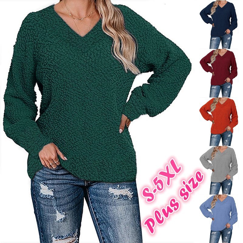 

2021 New v Loose Jumper Femme 5xl 5m1v, Gray