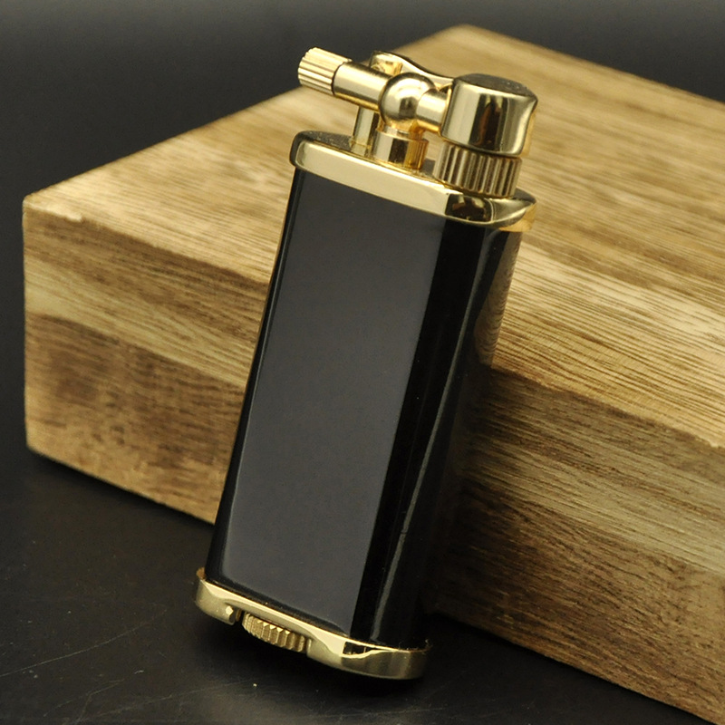 

New ZORRO Vintage Metal Oblique Flame Kerosene Lighter Cigar Pipe Lighter Flip Cover Side Grinding Wheel Oil Smoking Lighter Gift
