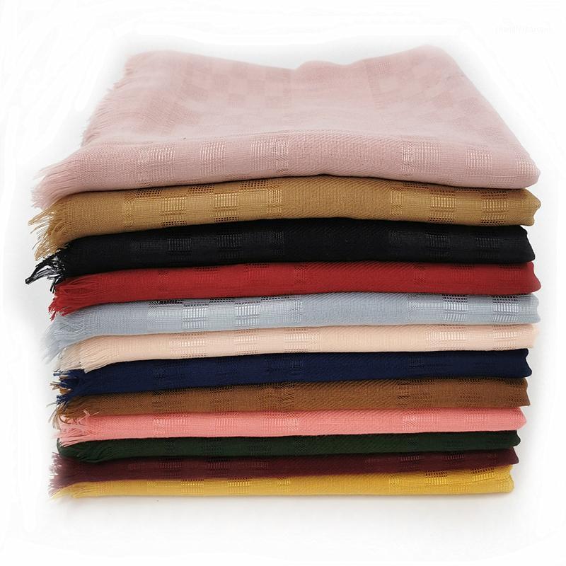 

Scarves Women Cotton Viscose Scarf Shimmer Shawl Fashion Winter Muslim Hijabs