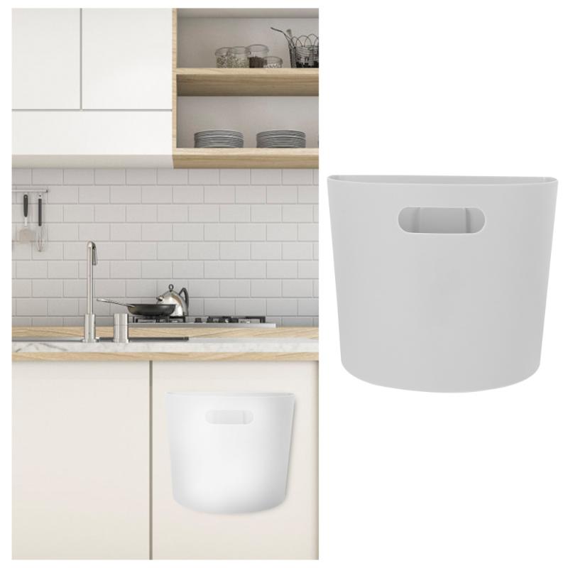 

Waste Bins 1Pc Creative Wall-mounted Garbage Holder Small Home Bin Portable Trash Can