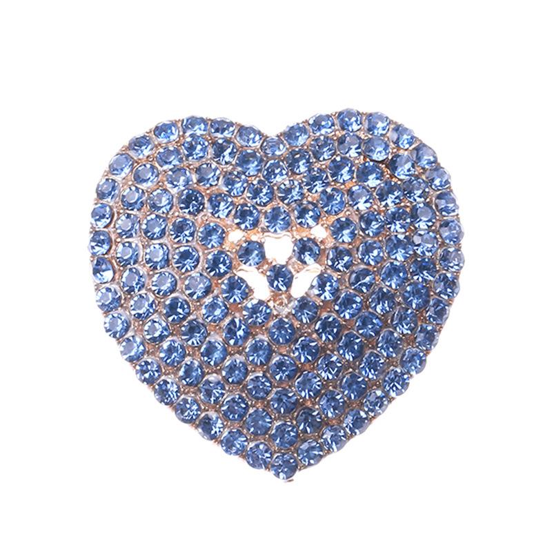 

Pins, Brooches CINDY XIANG Charm Red Blue Rhinestone Heart For Women Girls Wedding Party Accessories Creative Cute Mini Brooch Pins