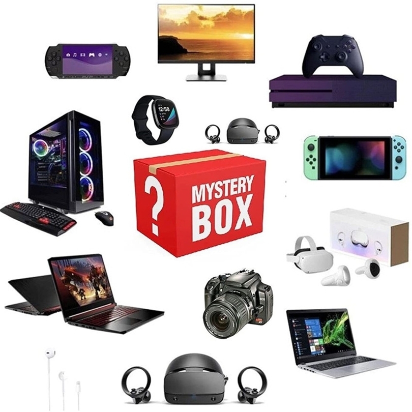 

Mystery Box Electronics, Boxes Random, Birthday Surprise favors , Lucky for Adults Gift, Such As Drones, Smart Watches-W