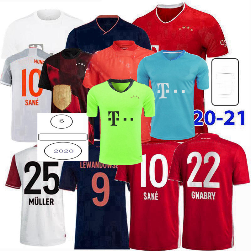 

Neuer Boateng Roca COMAN DAVIES Pavard GNABRY Goretzka SANE LEWANDOWSKI KIMMICH soccer jerseys 2019 2020 2021 Munich Football shirt 4XL, Black;yellow