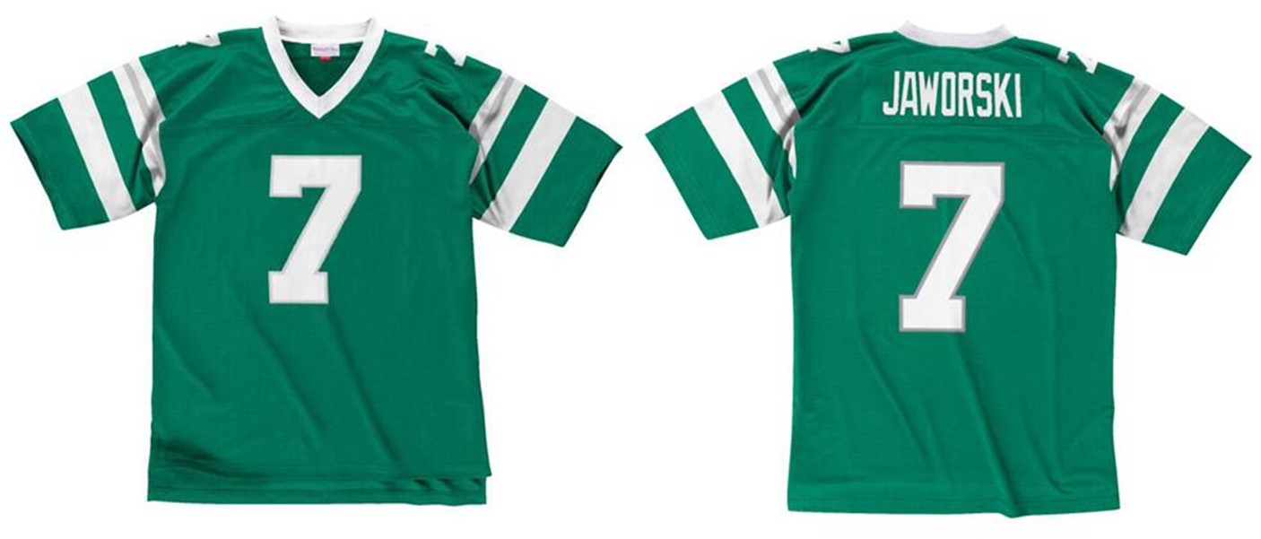 

Stitched football Jersey 7 Ron Jaworski 1980 Mitchell & Ness retro Rugby jerseys Men Women Youth S-6XL, Stitched jersey