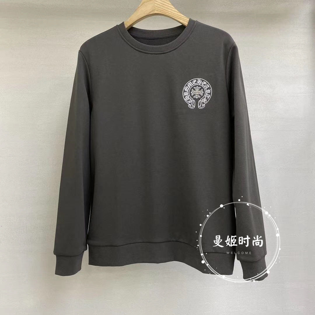 

New Men's Sanskrit Print Casual Long Sleeve Top and Round Neck Sweater Top, Black