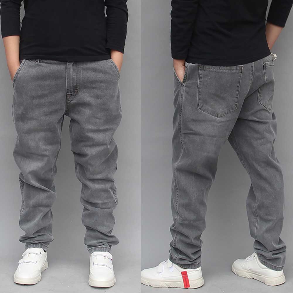 

2021 New 4-stations Male Pants Loose Baggy Godson Harem Breeches Black-gray Hip-hop Denim Jeans Thin Man Clothes 60be, Games